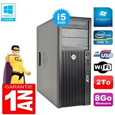 Pc tour workstation z210 i5-2400 ram 8go disque 2to graveur dvd wifi w7