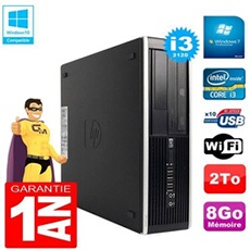 Pc compaq pro 6300 sff i3-2120 ram 8go disque 2to graveur dvd wifi w7