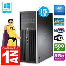 Pc tour compaq 8200 core i5-2400 ram 8go disque 500 go graveur dvd wifi w7
