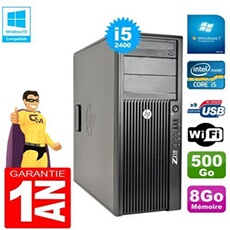 Pc tour workstation z210 i5-2400 ram 8go disque 500go graveur dvd wifi w7