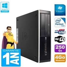 Pc compaq pro 6300 sff g630 ram 4go disque 250go graveur dvd wifi w7