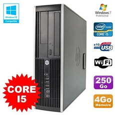 Pc elite 8200 sff intel core i5 3.1ghz 4go disque 250go dvd wifi w7