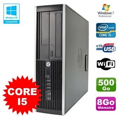 Pc elite 8200 sff intel core i5 3.1ghz 8go disque 500go dvd wifi w7