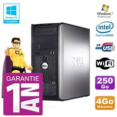 Pc 780 tour intel e5800 ram 4go disque 250go graveur dvd wifi w7