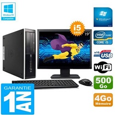 Pc compaq pro 6300 sff i5-2400 4go 500go graveur dvd wifi w7 ecran 19'