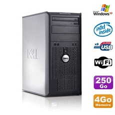 Unité Centrale Dell Pc Tour Dell Optiplex 360 Mt Intel E7400 2.8Ghz 4Go Disque 250Go Dvd Wifi Win Xp
