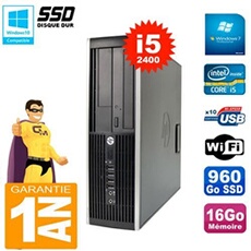 Pc compaq 8200 sff core i5-2400 ram 16go disque 960 go ssd graveur dvd wifi w7