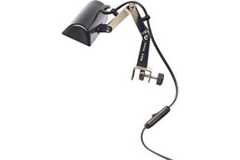 accessoire claviers et pianos k&m lampe pupitre simple 1 ampoule tubulaire noir - 122-5