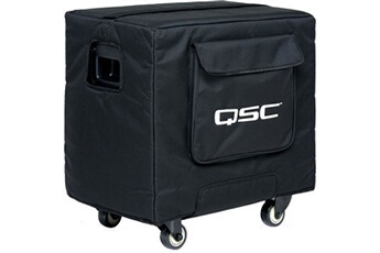 valises, rangements et supports dj qsc housse de protection pour caisson de basses actif ks112