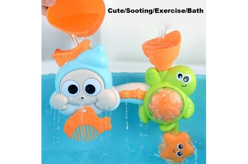 Jouet pour le bain GENERIQUE Cartoon bébé jouets de bain Salle de bain  Baignoire Douche drôle Spraying jouets de l'eau