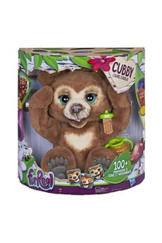 peluche interactive furreal friends peluche interactive cubby l'ours curieux