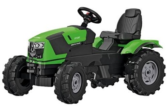 véhicule à pédale rolly toys tracteur escalier rollyfarmtrac deutz-fahr 5120 vert / noir