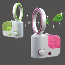 Multifonction Ventilateur Sans Lame 2-En-1 Humidificateur Convient Humidification Maison WEN225