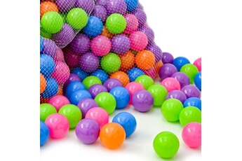 Boules colorées 6cm couleurs pastel 100