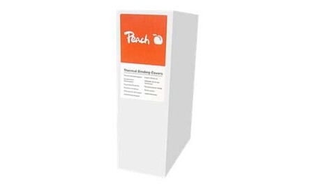Peach PBT406-02 Thermal Binder A4 15 Sheets 80 g/m² Pack of 100 White Peach PBT406-02 Thermal Binder A4 15 Sheets 80 g/m² Pack of 100 White