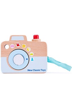 Appareil photo enfant GENERIQUE New Classic Toys appareil photo 10 x 9 cm bois naturel/bleu clair