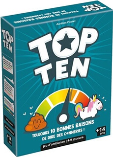 Acheter Jeu d'ambiance Top Ten Bon état - 14,99 € Jeu d'ambiance Top Ten Bon état - Asmodee reconditionné disponible sur Darty