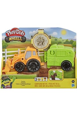 Pâte à modeler Play-doh Pâte à modeler Play-Doh Wheels Le Tracteur
