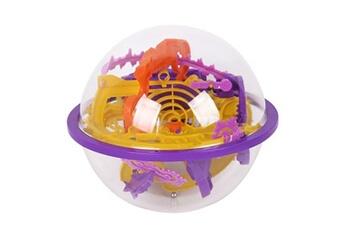 Casse-tête GENERIQUE Boule de labyrinthe 3D jouet réflexion I 110 niveaux-Multicolore