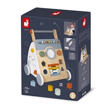 Jouet À Pousser En Bois Janod Chariot Multi-Activités Sweet Cocoon