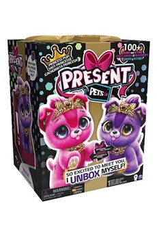 peluche interactive spin master peluche interactive present pets chiot princesse