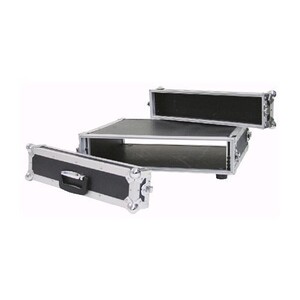 Case 19 3HE Roadinger - Rack 24cm Nero, Per Dispositivi 19", Guide Incorporate - Foto 1