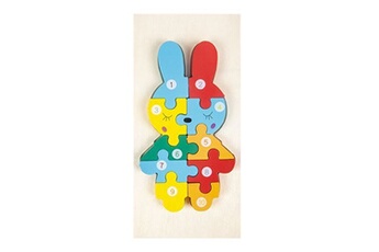 puzzle 3d generique puzzle en bois animaux frusde 3d lapin jigsaw jouets montessori educatif pour enfants