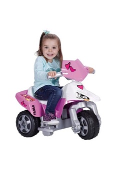 véhicule électrique pour enfant feber la trimoto pink tatoo 6v