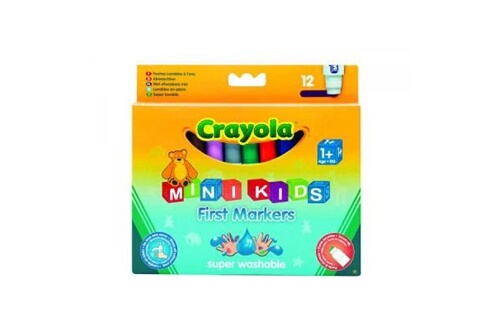 Dessin et coloriage enfant Crayola 12 feutres MINI KIDS