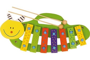 jeu éducatif musical small foot xylophone «chenille»