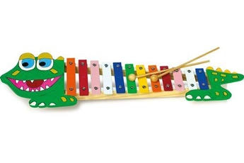 jeu éducatif musical small foot crocodile colorful xylophone
