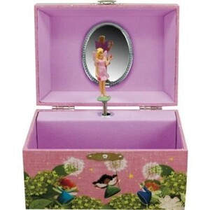 Coffre Musical Renard Carré Avec Tiroir – Mélodie Hey Jude – Boîte à Bijoux Enfant Couleurs D’Enfance
