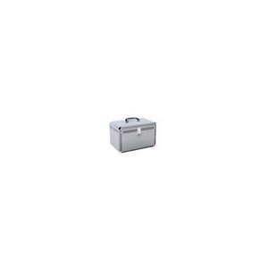Tidyard CD-koffer archiveringskoffer voor 80 CDs CD-opbergdoos opbergplaten box aluminium ABS zwart Tidyard CD-koffer archiveringskoffer voor 80 CDs CD-opbergdoos opbergplaten box aluminium ABS zwart