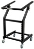 Pronomic MXS-600 Mobile Rack Cart with 21 Height Units and Wheels (Machine Trolley for 19 Equipment, 12 9HE, Tilting Mounting Frame) Black Pronomic MXS-600 Mobile Rack Cart with 21 Height Units and Wheels (Machine Trolley for 19 Equipment, 12 9HE, Tilting Mounting Frame) Black