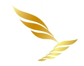Mobiles Rhythm Gold 72x70cm