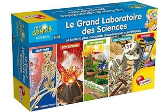 jeu de sciences et d'expérience lisciani - fr59560 - jeu educatif - le grand laboratoire des sciences
