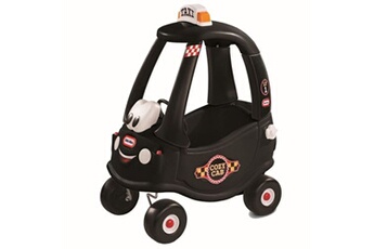 véhicule électrique pour enfant little tikes taxi confortable noir
