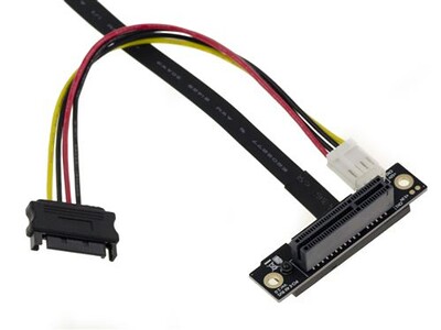 Adaptateur Riser PCIe Vers MiniPCIe KALEA-INFORMATIQUE Avec 2 Nappes 15cm Et 25cm