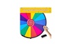 Giantex 24’’ roue de la fortune multicolore avec trépied, loteries effaçable à sec fortune 14 emplacements photo 4
