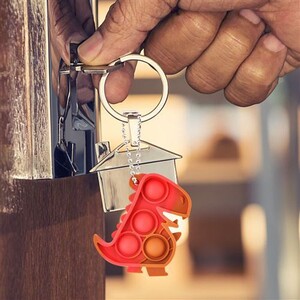 Porte-clés Fidget Jouet Clavier pour Adultes Amusant Interrupteur Mécanique Anti-Stress Clicker Porte-clés Fidget Jouet Clavier pour Adultes Amusant Interrupteur Mécanique Anti-Stress Clicker