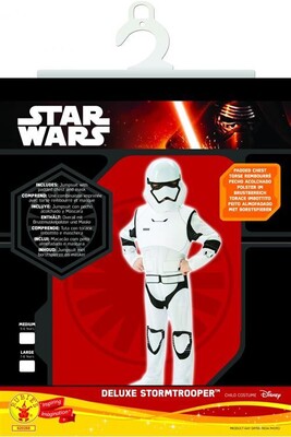 Rubie's 3620269 - EP7 Stormtrooper deluxe child, 11-12 years, white/black : No Name Rubie's 3620269 - EP7 Stormtrooper deluxe child, 11-12 years, white/black : No Name