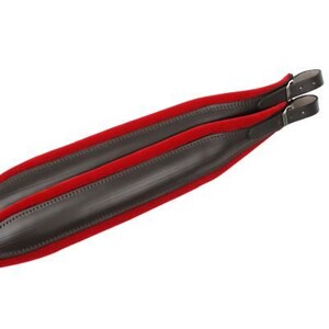 Alpenklang Sangles Accordéon Taille Standard Basses 96/120 - Rouge/Brun - Confort Premium
