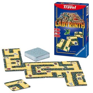 Ravensburger 20567 Gioco Da Viaggio Escape The Labyrinth - Gioco Di Carte E Indovinelli Per Bambini Da 6 Anni