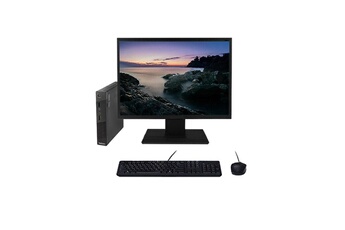 Unité Centrale Lenovo PC Lenovo M93P i5-4570T 3.60Ghz 8Go/480Go SSD WiFi W10 + Ecran 22