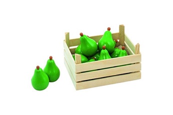 atelier de bricolage goki - 2040780 - jeu d'imitation - commerçant - poires dans une caisse de fruits