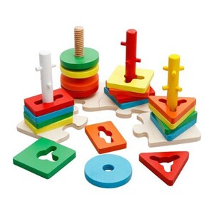 40 Pièces Solides Géométriques 3D – Blocs Montessori Éducatifs Plastique – Formes Cube, Cône, Pyramide, Cylindre – Jouet Éveil Maternelle Avec Boîte Rangement