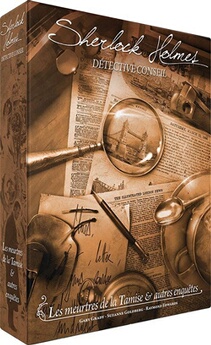Jeu de société Sherlock Holmes Détective Conseil Les meurtres de la Tamise et Autres Enquêtes Asmodée