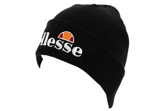 bonnet et cagoule sportwear ellesse bonnet classique velly noir bonnet noir taille : uni réf : 60997