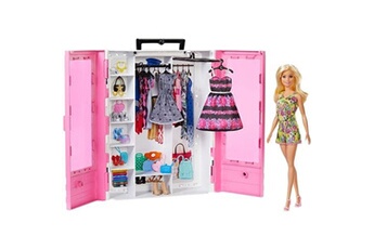 Maison de poupée Barbie garde-robe ultime avec accessoires rose