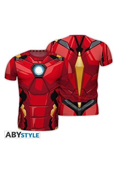 autres vêtements goodies abystyle marvel t-shirt armure iron man